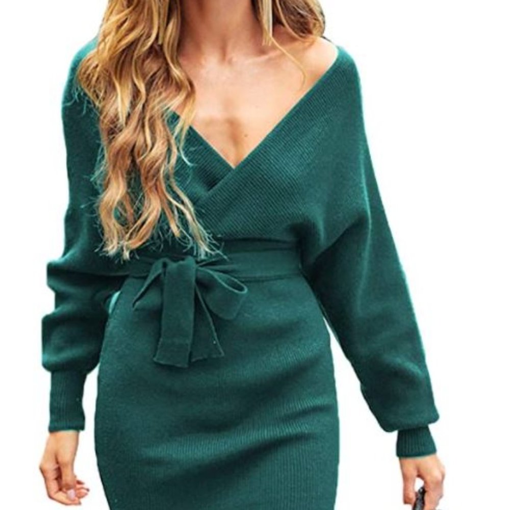 ZESICA Women's Sweater Dress